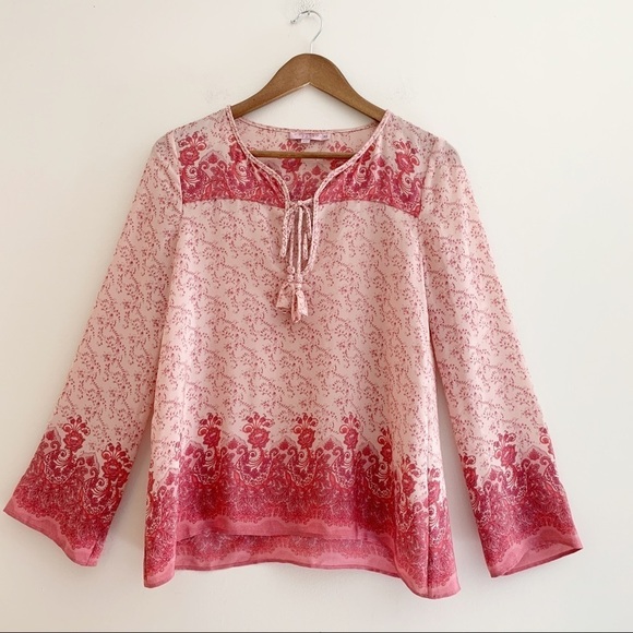 Calypso St Barth Kadiri Silk Blouse XS Pink - Picture 1 of 8